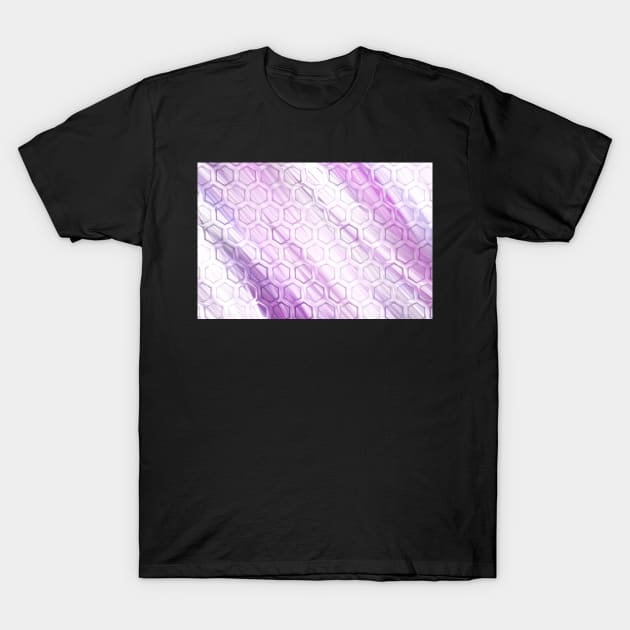 Fractal hexagons T-Shirt by krinichnaya